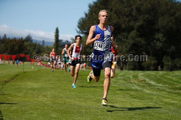 2014StanfordSeededBoys-477.JPG - Seeded boys race at the Stanford Invitational, September 27, Stanford Golf Course, Stanford, California.